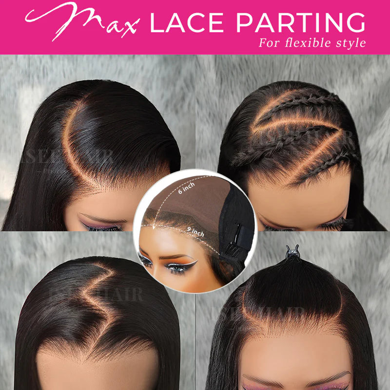 M-Cap Body Wave 9x6 Wear Go Glueless Wig Pre Bleached Tiny Knots HD Lace Wig